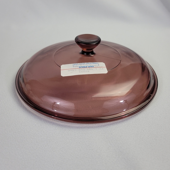 Vtg PYREX 1.5 QT Cover Cranberry - Picture 8 of 11